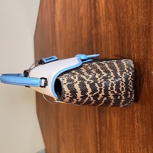 NWT Coach Courier Carryall With Snakeskin Detail - Picture 10 of 13